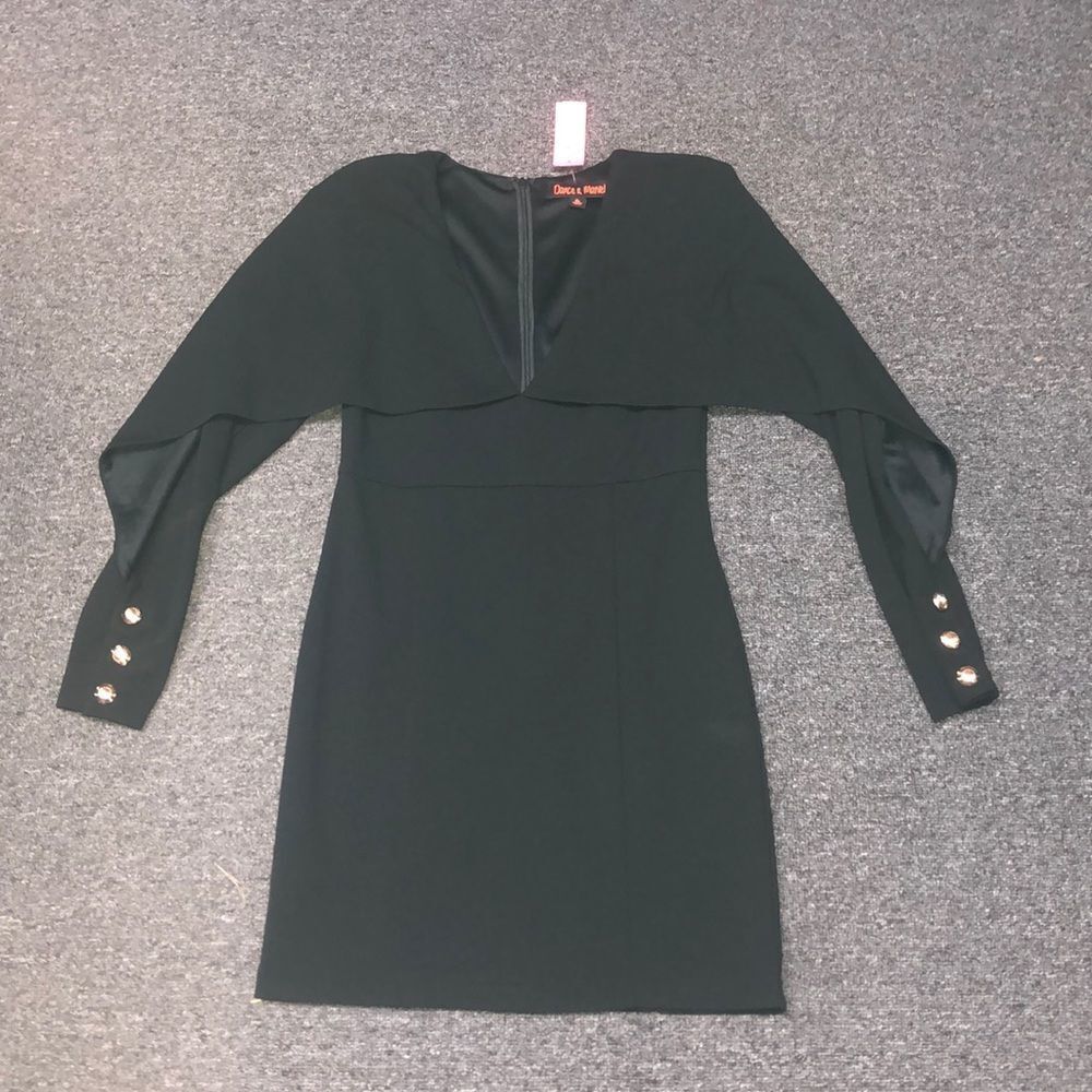 Dance And Marvel Cape Fitted Dress